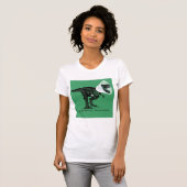 T Rex Cone of Shame Jennifer ellen Cook T-shirt (Voorkant volledig)