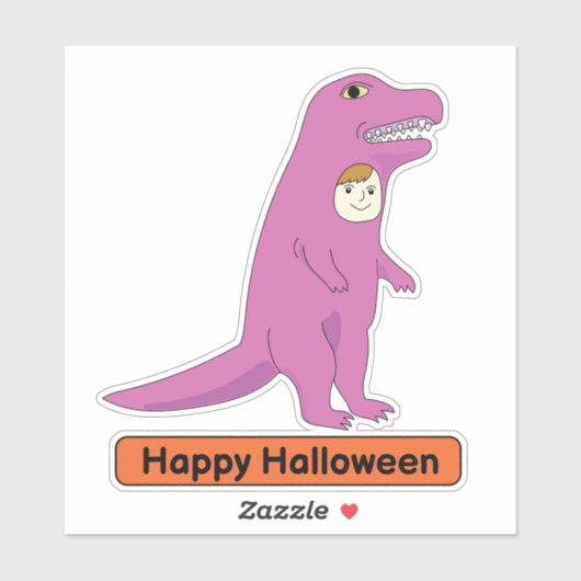 T-rex costume kind Sticker (Vel)