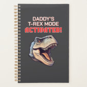T-Rex Dad Mode Activated dinosaur meme  Planner (Voorkant)