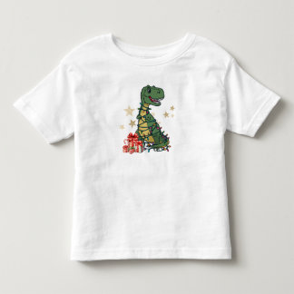 T-Rex De Gangen - Grappige Dinosaurus Kerstverlich Kinder Shirts
