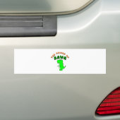 T-Rex de kracht van de RAWR Bumpersticker (Op auto)