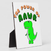 T-Rex de kracht van de RAWR Fotoplaat (Zijkant)