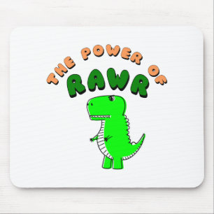 T-Rex de kracht van de RAWR Muismat