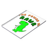 T-Rex de kracht van de RAWR Notitieboek (Linkerzijde)