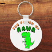 T-Rex de kracht van de RAWR Sleutelhanger (Voorkant)