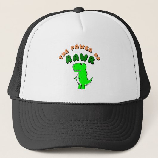 T-Rex de kracht van de RAWR Trucker Pet (Voorkant)