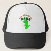 T-Rex De Kracht Van RAWR Trucker Pet (Voorkant)
