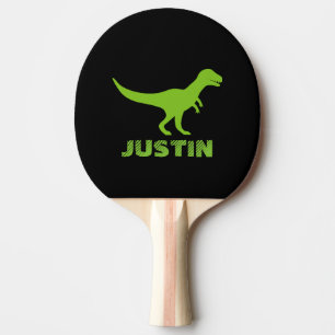 T rex de peddels van de dinosauruspingpong voor tafeltennisbatje