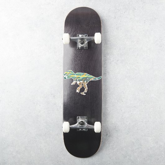 T-Rex De Tijdperk van Dinosauriërs Meteoren Sticker (Skateboard)