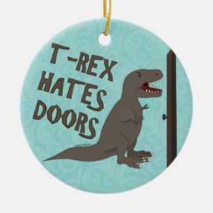 T-Rex-deuren Keramisch Ornament