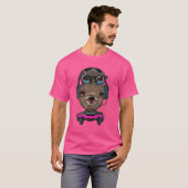 T Rex Dino Gamer Computer Video Game Streaming Ga T-shirt (Voorkant volledig)