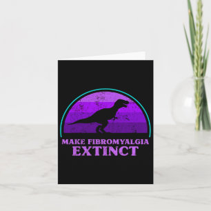 T Rex Dino Maak Fibromyalgie Uitsterven Bewustzijn Kaart