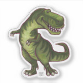 T-Rex Dinosar Sticker (Voorkant)