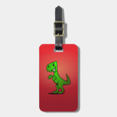 T-Rex - Dinosaur Bagagelabel (Voorkant verticaal)