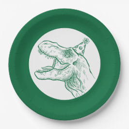 T-Rex Dinosaur Birthday Papieren Bordje