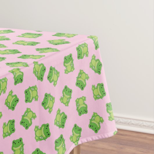 T-Rex Dinosaur Birthday Party Pink Tafelkleed (Voorbeeld)