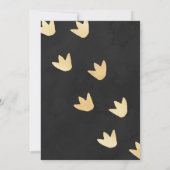 T-Rex Dinosaur Birthday Uitnodiging (Achterkant)