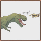 T-Rex Dinosaur Boop Tyrannosaurus sticker (Voorkant)