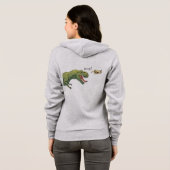 T-Rex Dinosaur Boop Tyrannosaurus vrouwen Hoodie (Achterkant volledig)