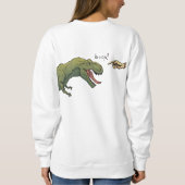 T-Rex Dinosaur Boop Tyrannosaurus vrouwen Trui (Achterkant)