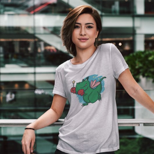 T Rex Dinosaur Boxer Fairy T-shirt