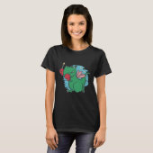 T Rex Dinosaur Boxer Fairy T-shirt (Voorkant volledig)