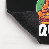 T-rex Dinosaur Burger Squad Hamburger Liefhebbers Muismat (Hoek)