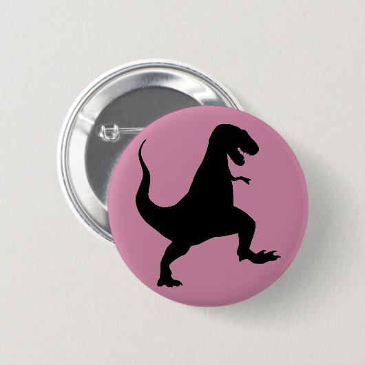 T-Rex Dinosaur Button