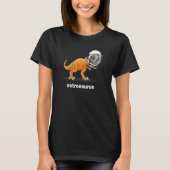 T Rex Dinosaur Cute Astrosaurus Dino In Space T-shirt (Voorkant)