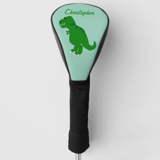 T Rex Dinosaur Design Golfheadcover (Voorkant)