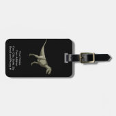 T-rex Dinosaur, Dino Design Bagagelabel (Voorkant horizontaal)