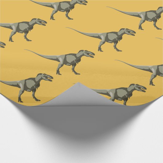 T-rex Dinosaur, Dino Design Cadeaupapier (Hoek)