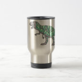 T-Rex Dinosaur Doodle Illustrated Art Reisbeker (Center)