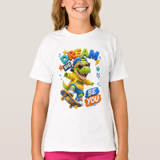 T-Rex Dinosaur Droom Groot Kinderen T-Shirt