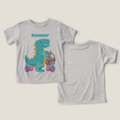 T-Rex Dinosaur Easter Basket Eggs (Ontwerp Voorkant & Achterkant)