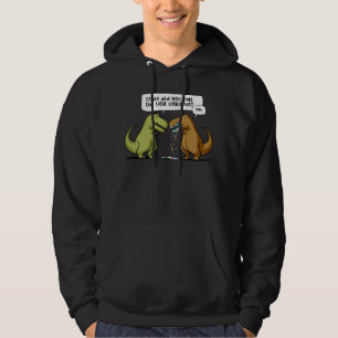 T-Rex Dinosaur. Eet je de laatste Unicorn? Hoodie