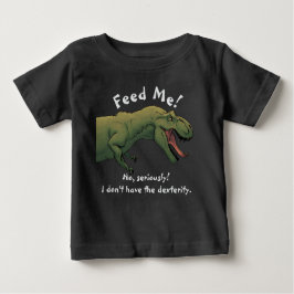 T-Rex Dinosaur Feed Me Baby Outfit One-Piece