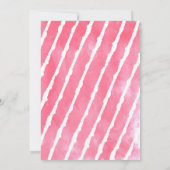 T Rex Dinosaur Girl Birthday Party Kaart (Achterkant)