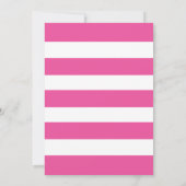 T Rex Dinosaur Girl Birthday Party Kaart (Achterkant)