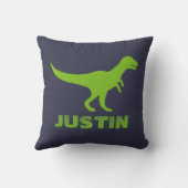 T Rex dinosaur gooit kussen op maat voor kinderen (Achterkant)