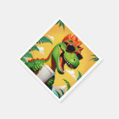 T-Rex Dinosaur Grappig Servet (Hoek)