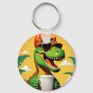 T-Rex Dinosaur Grappig Sleutelhanger