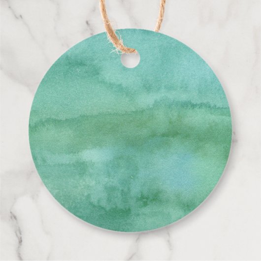 T-Rex Dinosaur Greenery Birthday Dank u Bedankjes Labels (Achterkant)