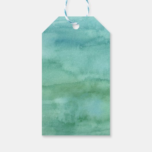 T-Rex Dinosaur Greenery Birthday Dank u Cadeaulabel (Achterkant)