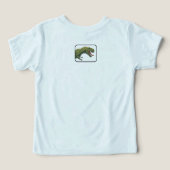 T-Rex Dinosaur Hanukkah Unisex Baby Outfit (Design achterkant)