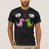 T-Rex Dinosaur Hug me Funny Couke T-shirt (Voorkant)