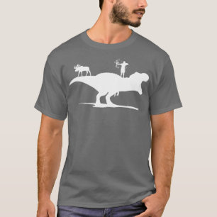 T Rex Dinosaur Hunting Crossbow T-shirt