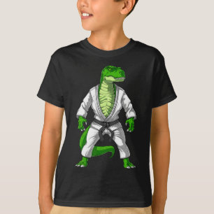 T-rex Dinosaur Jiu-jitsu Judo Karate Taekwondo Mar T-shirt