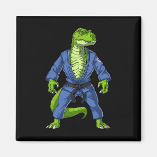 T-rex Dinosaur Jiu-jitsu Judo Ninja Vechtkunst K Magneet