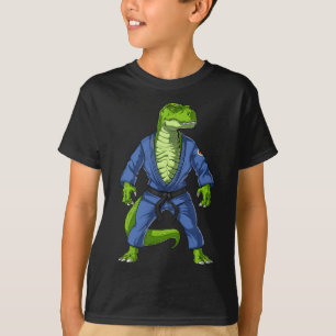 T-rex Dinosaur Jiu-jitsu Judo Ninja Vechtkunst K T-shirt